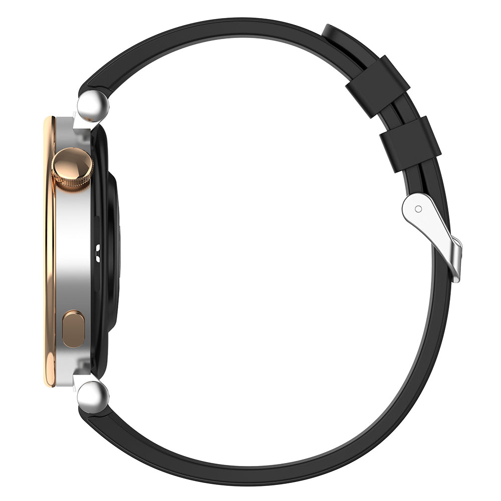 Techsuit W075 Strap for Huawei Watch / Garmin Watch Series, 18mm, Black