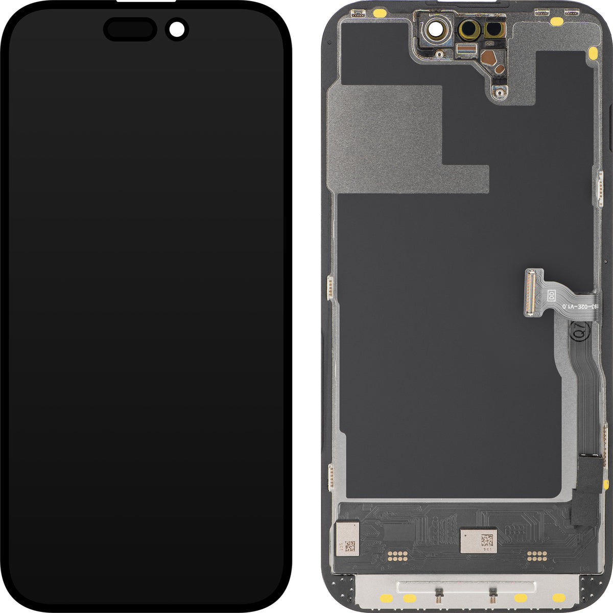 Οθόνη με Αφής MP συμβατή με Apple iPhone 14 Pro, με Πλαίσιο, Έκδοση Soft OLED FHD 120Hz Diagnostic, Μαύρη