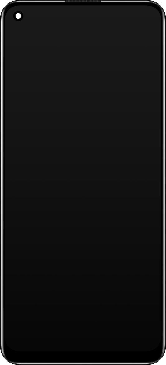 Display with Touchscreen Oppo Reno5 F / A94 / F19 Pro / Reno5 Lite, with Frame, Black, Service Pack 4906763