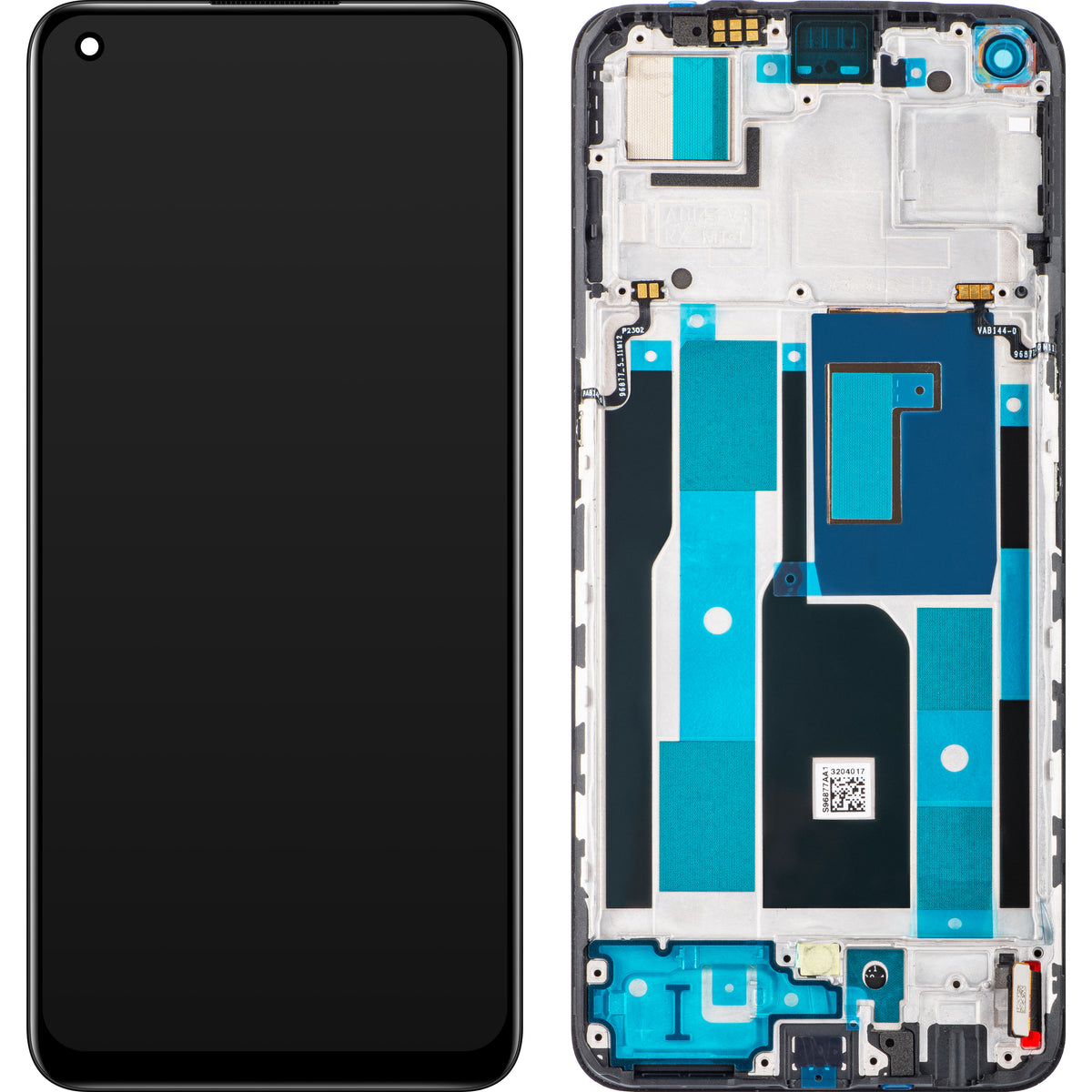 Οθόνη με οθόνη αφής Realme 9 Pro+, με πλαίσιο, μαύρο, Service Pack 4909496