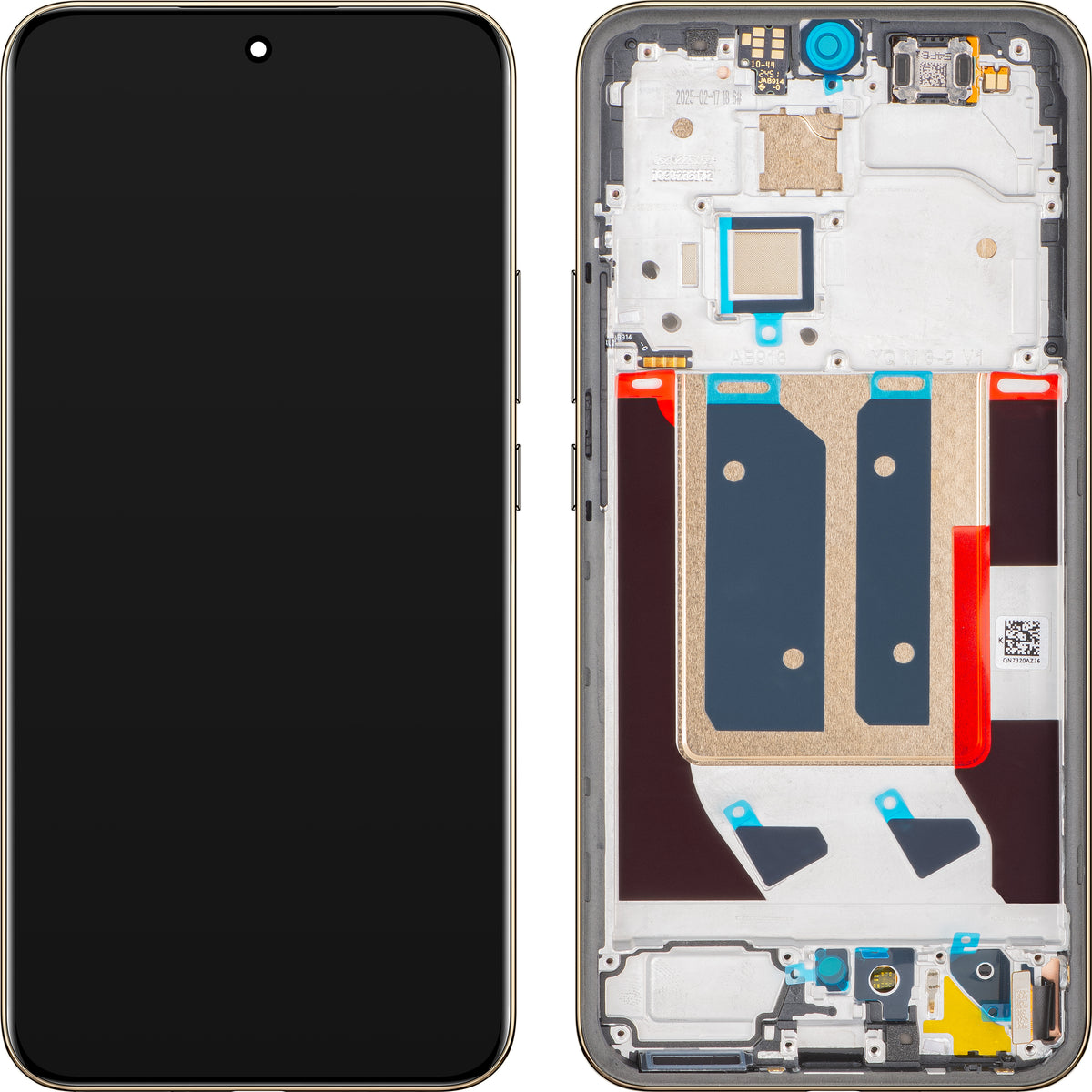 Οθόνη με Αφή Realme 14 Pro+, με Πλαίσιο, Λευκό (Pearl White), Service Pack 621039000082