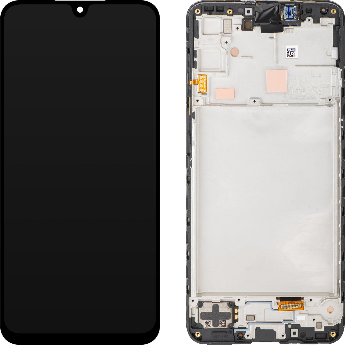 Οθόνη με Αφή Samsung Galaxy A16 4G A165, με Πλαίσιο, Μαύρο, Service Pack GH82-36253A