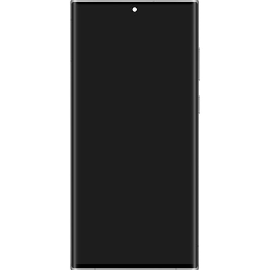 Οθόνη αφής Samsung Galaxy S22 Ultra 5G S908, με πλαίσιο, λευκό, πακέτο σέρβις GH82-27488C