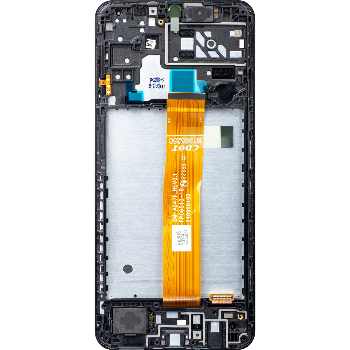 Touchscreen Display Samsung Galaxy A04s A047, with Frame, Black, Service Pack GH82-29805A