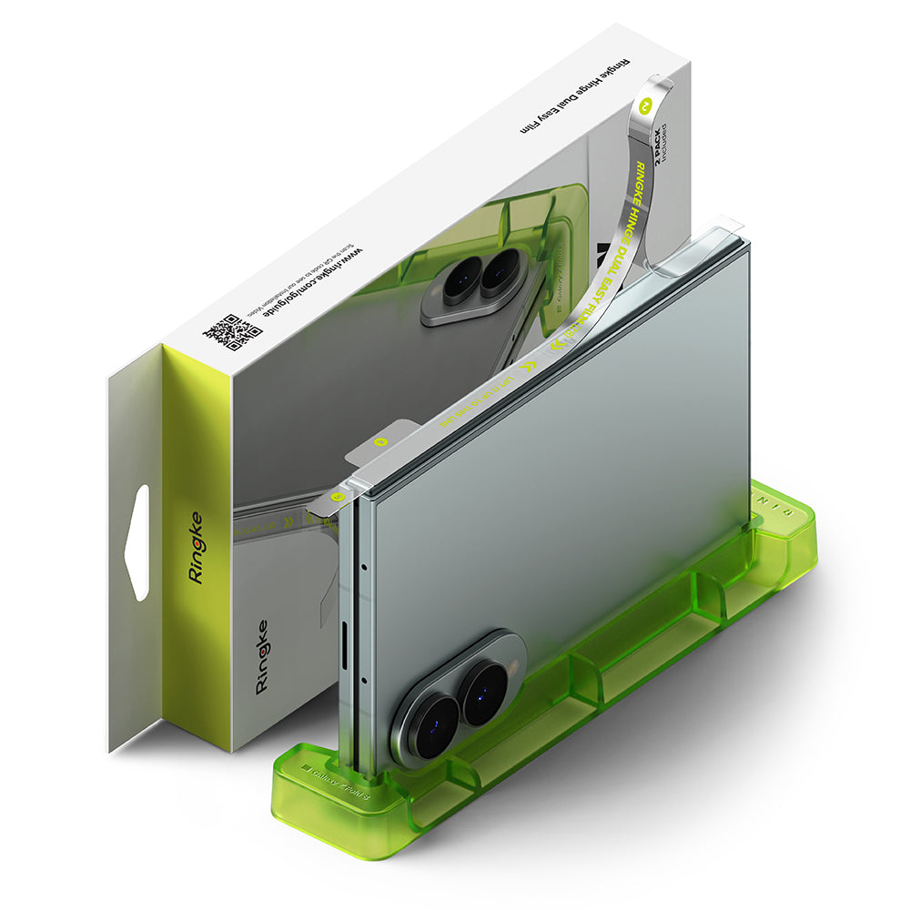 Προστατευτική μεμβράνη μεντεσέ Ringke Dual Easy για Samsung Galaxy Z Fold8 F971, Πλαστικό, Σετ 2 τεμαχίων