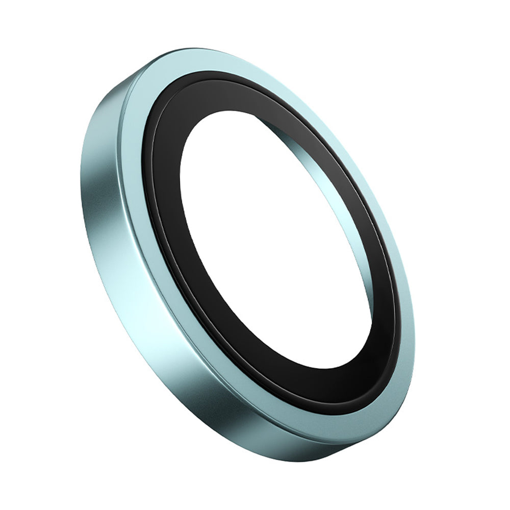 Προστατευτική μεμβράνη για πίσω κάμερα Blueo Metal Frame για Apple iPhone 16 Plus / 16, Ενισχυμένο γυαλί, Πράσινο