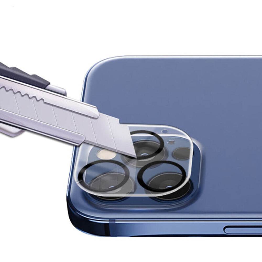Προστατευτική μεμβράνη πίσω κάμερας Lito S+ για Apple iPhone 13 Pro Max / 13 Pro, Ασφαλισμένο γυαλί, Μαύρο