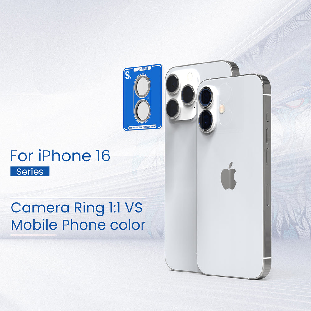 Προστατευτική μεμβράνη πίσω κάμερας Lito S+ για Apple iPhone 16 Plus / 16, Ασφαλισμένο γυαλί, Ροζ