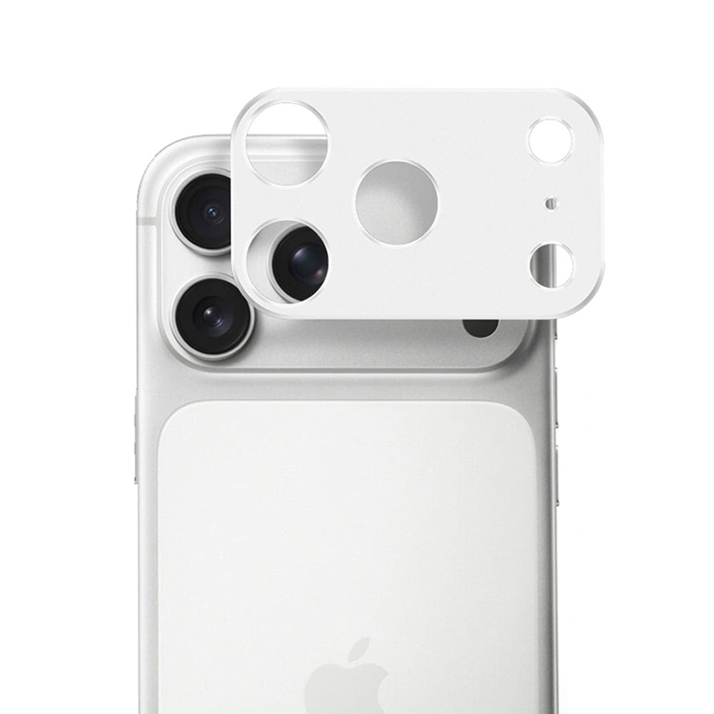 Techsuit Rear Camera Protective Film for Apple iPhone 17 Pro Max, Tempered Glass, Silver