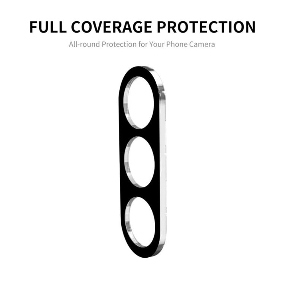 Techsuit Rear Camera Protective Film for Samsung Galaxy S25 FE, Tempered Glass, Black