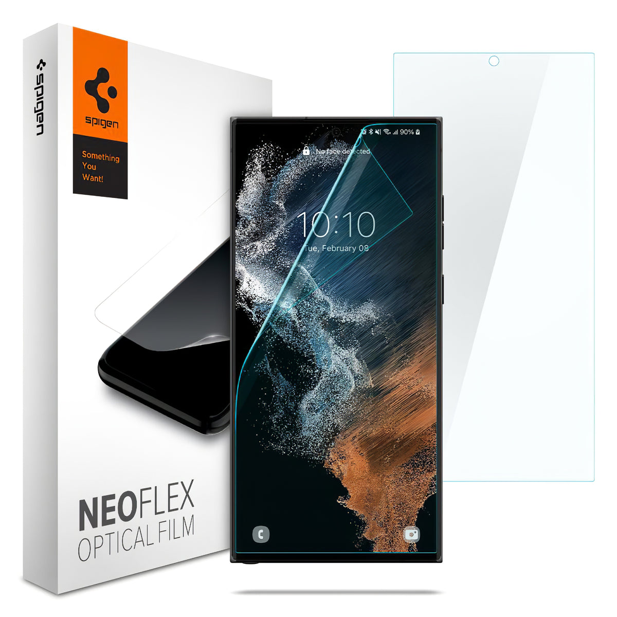 Προστατευτική Μεμβράνη Οθόνης Spigen Neo Flex για Samsung Galaxy S22 Ultra 5G S908, Πλαστική, Σετ 2 τεμαχίων AFL04137