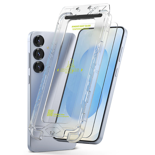 Προστατευτική Μεμβράνη Οθόνης Ringke Easy Slide για Samsung Galaxy S25+ S936, Ενισχυμένο Γυαλί, Πλήρης Κόλληση, Σετ 2 τεμαχίων