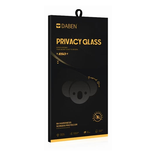 Privacy Bear Screen Protector for Samsung Galaxy S24 Ultra S928, Tempered Glass, Full Glue