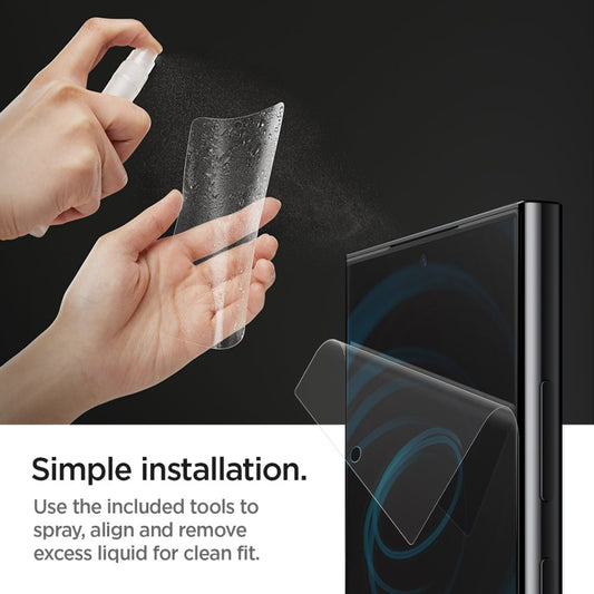 Spigen Neo Flex Screen Protector for Samsung Galaxy S24 Ultra S928, Plastic, Set of 2 pieces AFL07494