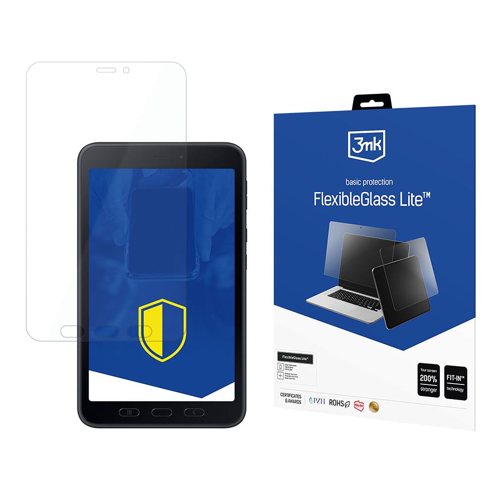 Προστατευτική μεμβράνη οθόνης 3MK FlexibleGlass Lite για Samsung Galaxy Tab Active5, Ευέλικτο Γυαλί, Πλήρης Κόλλα