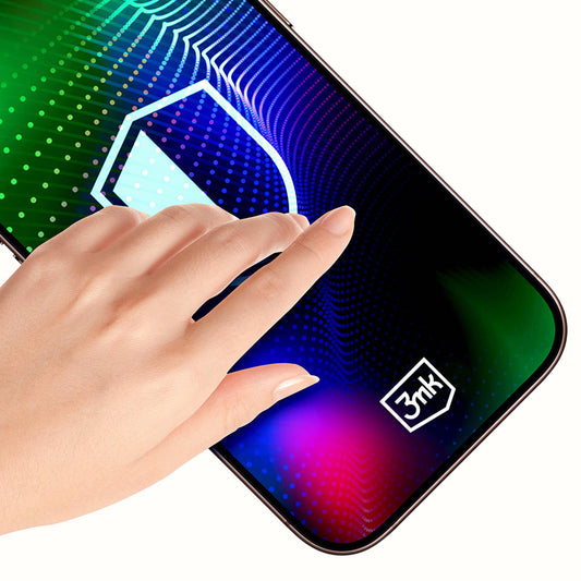 Προστατευτική Μεμβράνη Οθόνης 3MK Hardy Ultra για Apple iPhone 17 Pro, Ενισχυμένο Γυαλί, Full Glue, Μαύρη