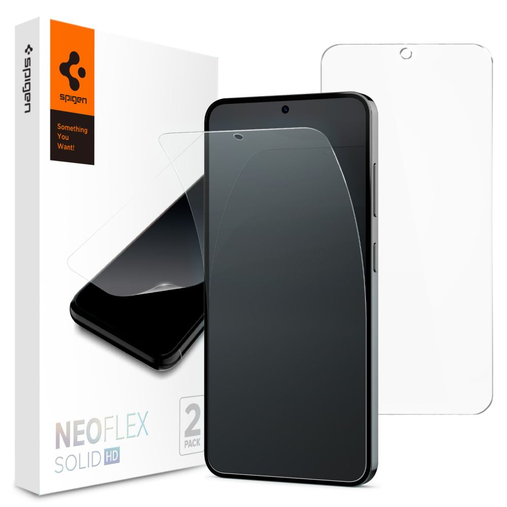 Προστατευτική Μεμβράνη Οθόνης Spigen Neo Flex για Samsung Galaxy S24 S921, Πλαστική, Σετ 2 τεμαχίων AFL07439