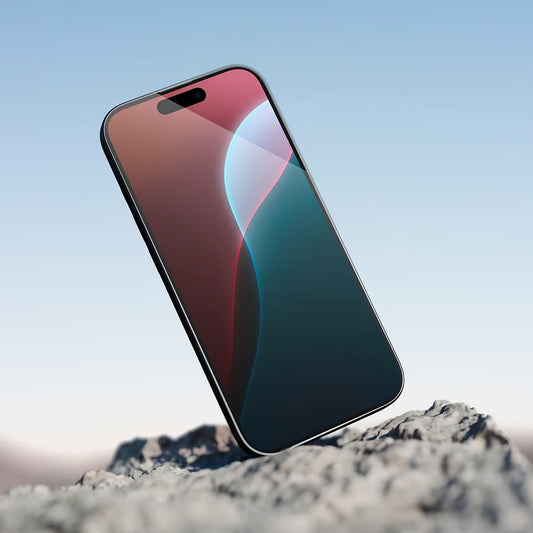 Προστατευτική μεμβράνη οθόνης Anank 5X Reinforced Invisible για Apple 17 Pro Max, Ασφαλισμένο γυαλί, Πλήρης κόλλα, 3D, Μαύρο