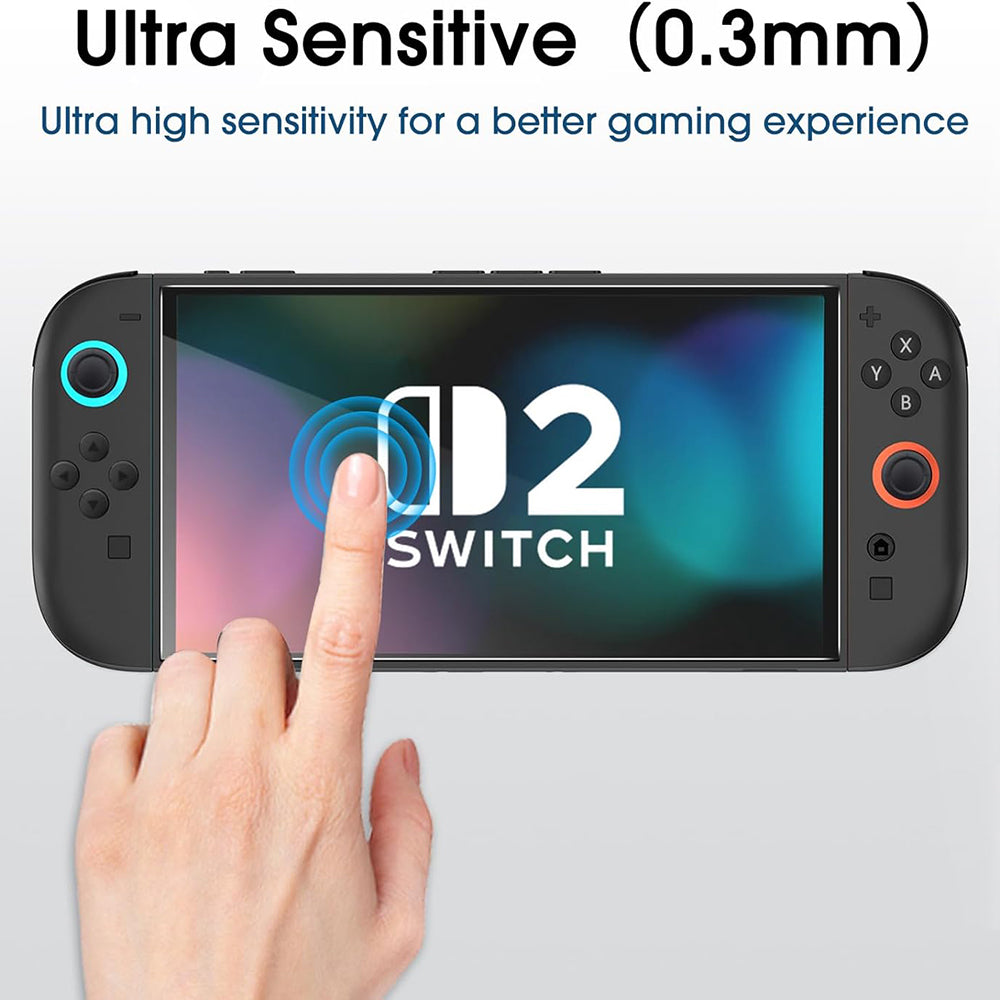 Techsuit SwitchAura Screen Protection Film Applicator for Nintendo Switch 2 Console, Tempered Glass, Set of 2 pieces