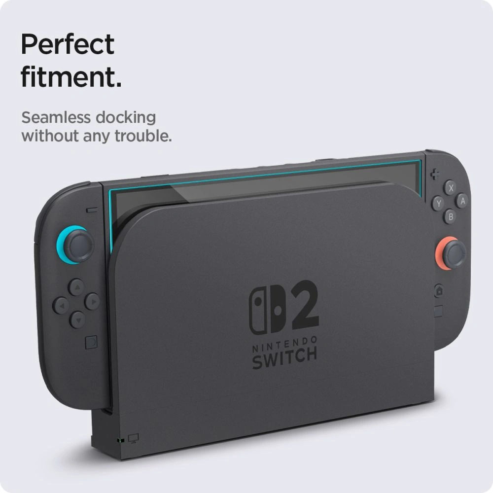 Techsuit SwitchAura Screen Protection Film Applicator for Nintendo Switch 2 Console, Tempered Glass, Set of 2 pieces