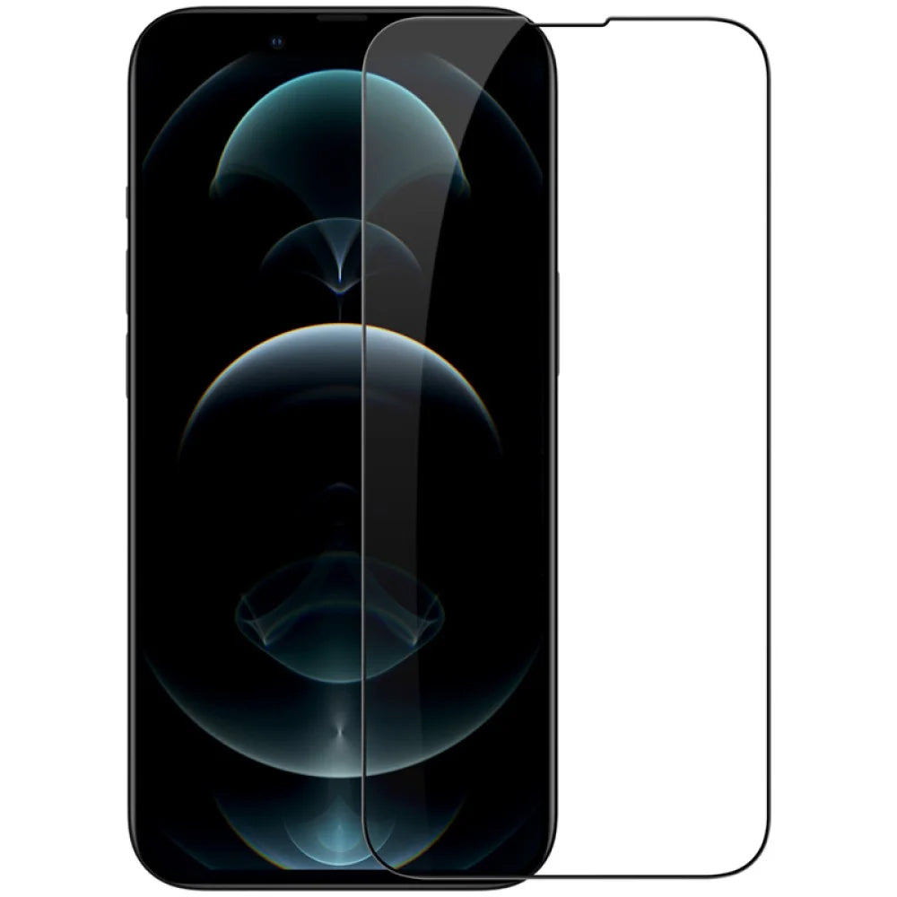 Προστατευτική μεμβράνη οθόνης Nillkin CP+ Pro για Apple iPhone 17e / 16e / 14 / 13 Pro / 13, Ασφαλισμένο γυαλί, Πλήρης κόλλα, Μαύρο