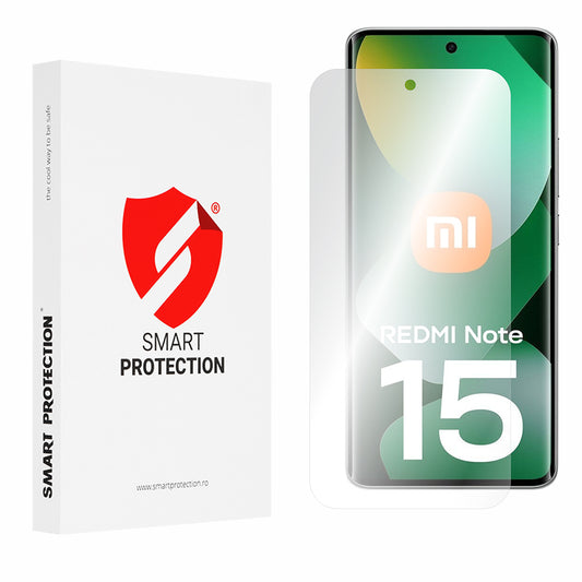 Smart Protection Premium Classic Screen Protector for Xiaomi Redmi Note 15 4G, Plastic, Set of 2 Pieces