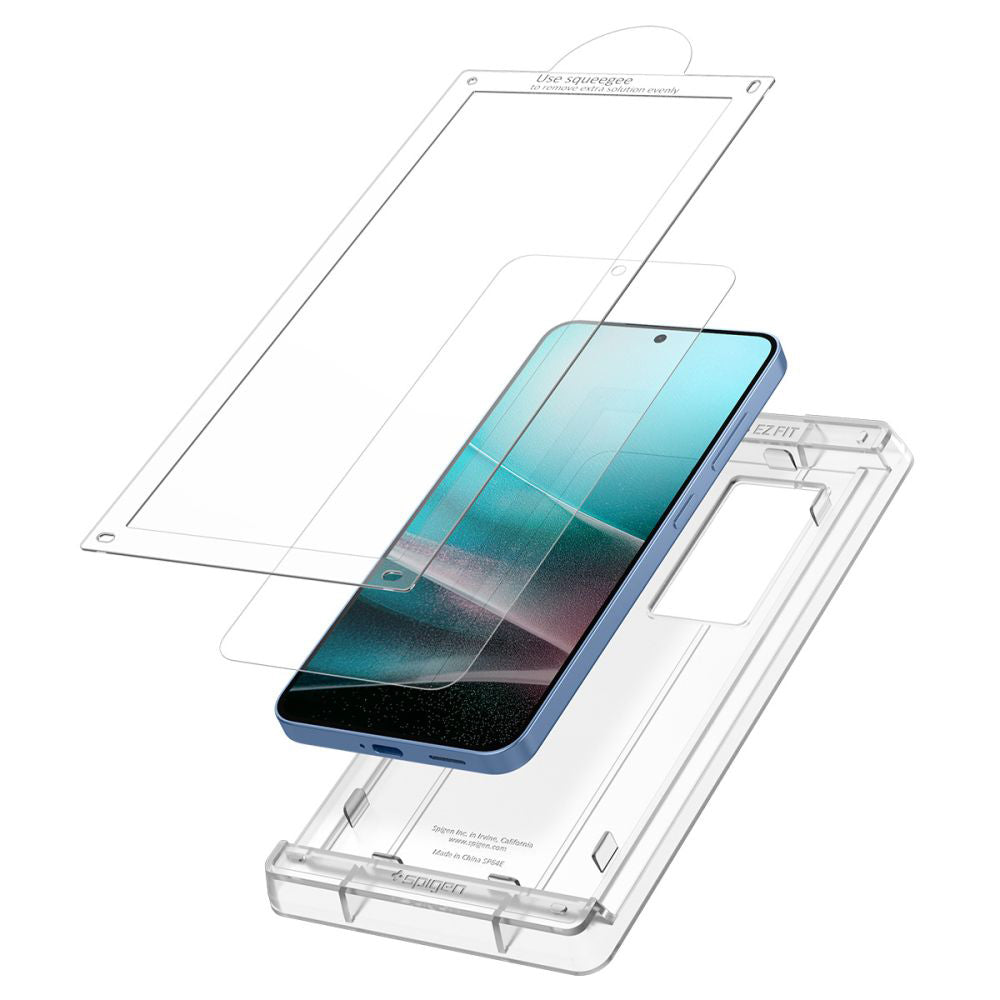 Spigen Elite Shield EZ FIT HD Screen Protector for Samsung Galaxy S25+ S936, Plastic AFL09087