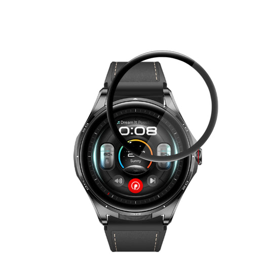 Προστατευτική Μεμβράνη Techsuit Nano Flex για Huawei Watch Buds 2, Πλαστικό, Σετ 2 τεμαχίων, Μαύρο