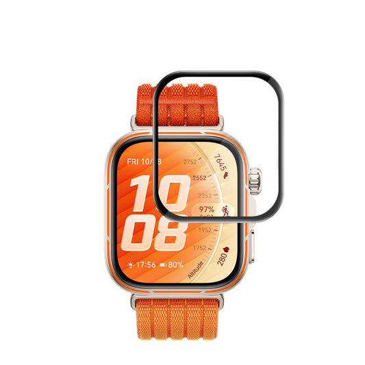 Προστατευτική Μεμβράνη Techsuit Nano Flex για Huawei Watch Fit 5 Pro, Πλαστικό, Σετ 2 τεμαχίων, Μαύρο