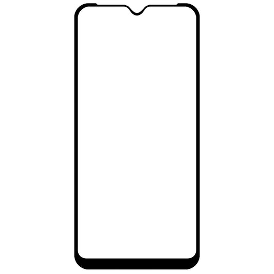OEM Screen Protector for Samsung Galaxy A10 A105, Tempered Glass, Full Glue, Black