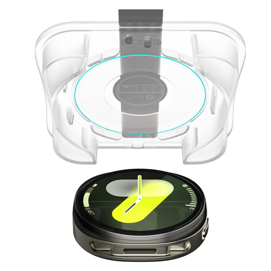 Προστατευτική Μεμβράνη Spigen GlastR EZ FIT για Samsung Galaxy Watch9 / Watch8 40mm, Σετ 2 τεμαχίων, Ασφαλισμένο Γυαλί AGL09874