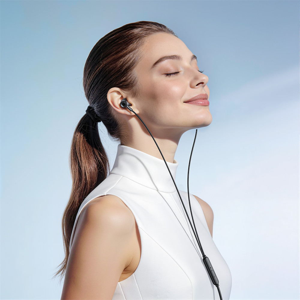 Handsfree 3.5mm / USB-C HOCO M119A, Black
