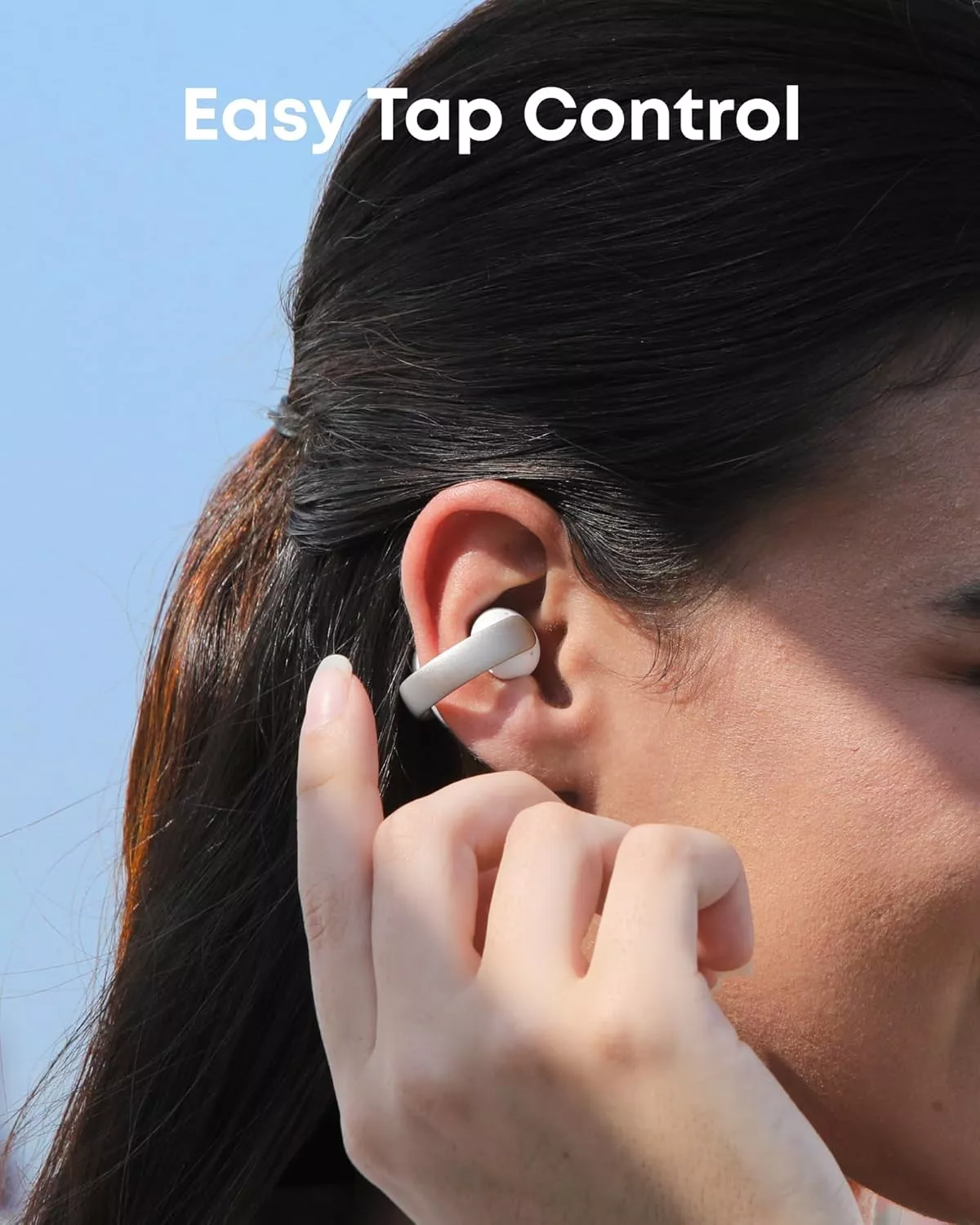Handsfree Bluetooth Anker Soundcore AeroClip, TWS, Λευκό A3388G21