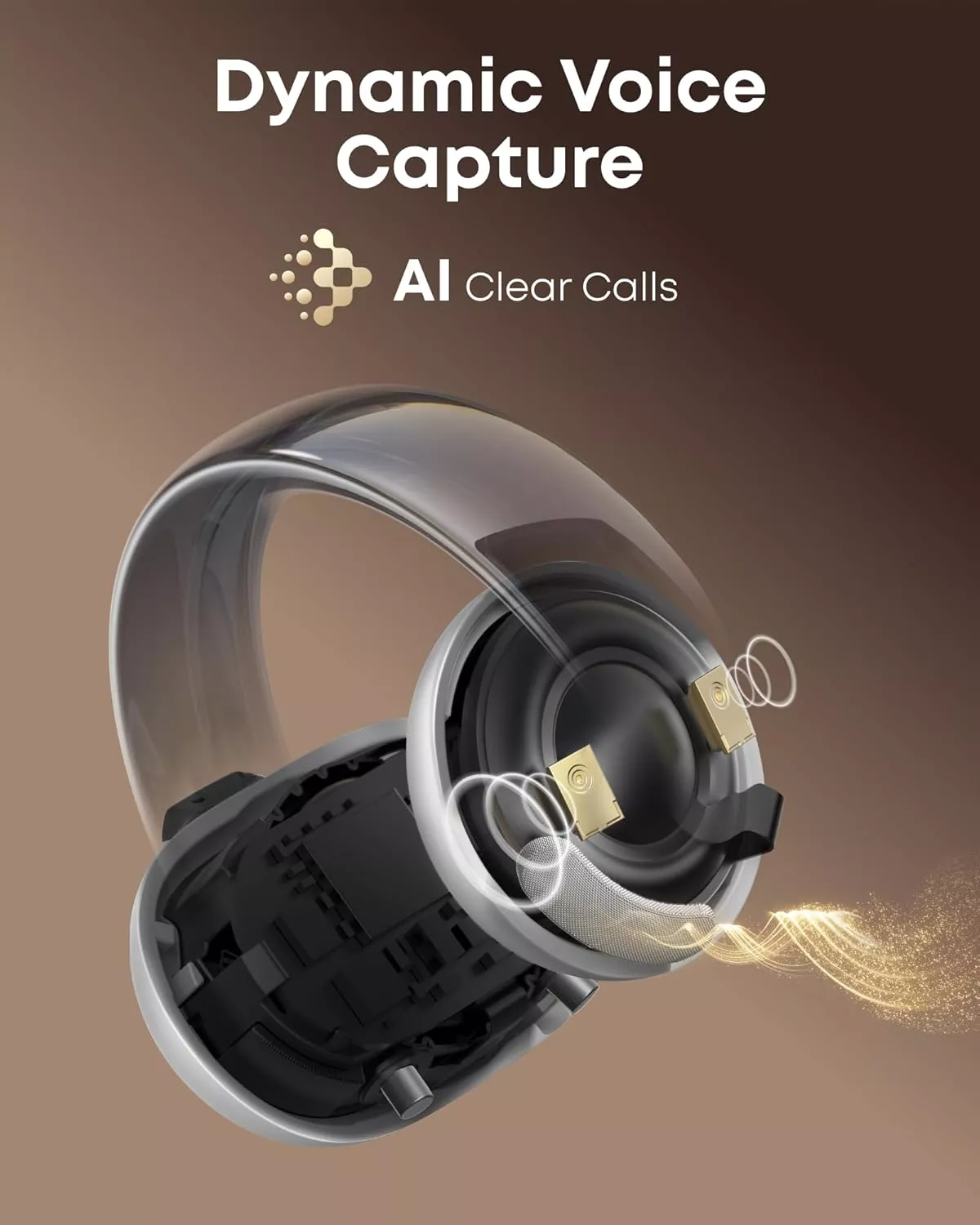 Handsfree Bluetooth Anker Soundcore AeroClip, TWS, Λευκό A3388G21