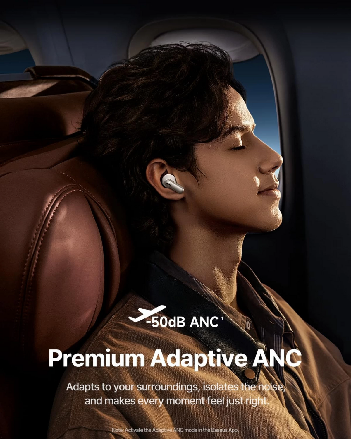 Handsfree Bluetooth Baseus Inspire XP1 Sound by Bose, TWS, ANC, Λευκό A0010903