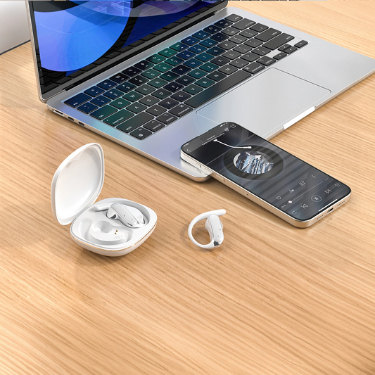 Ασύρματα ακουστικά Bluetooth Dudao U17Z, TWS, Λευκό