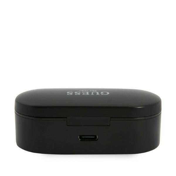 Handsfree Bluetooth Guess Classic Logo, TWS, Μαύρο