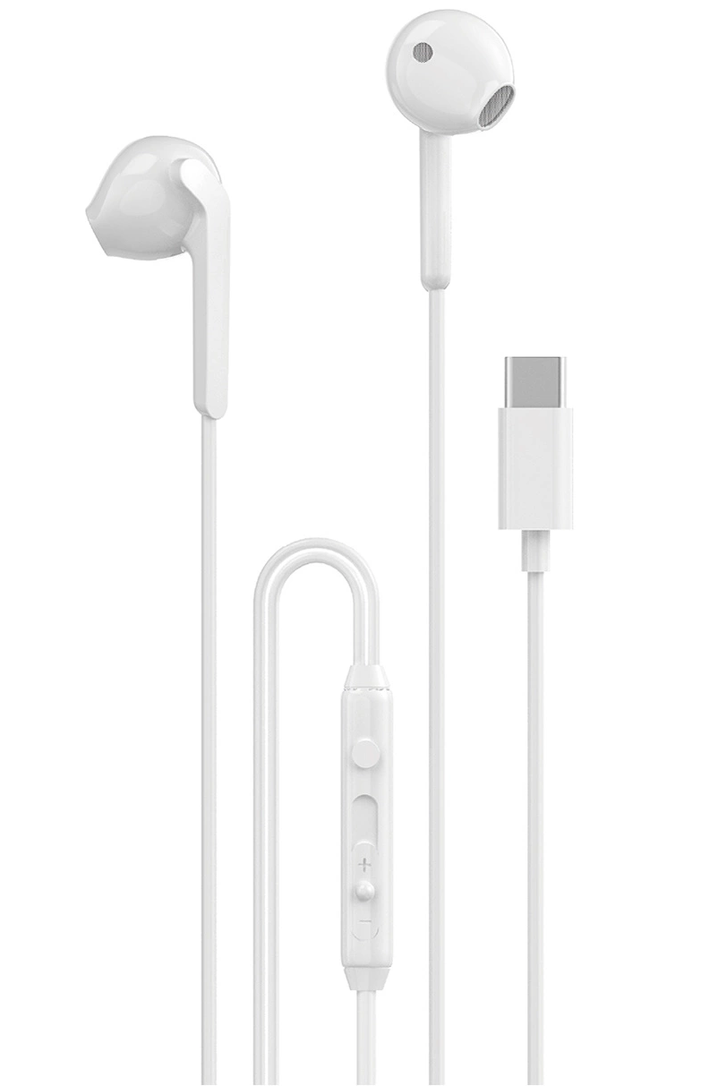Handsfree USB-C Dudao X3C, Λευκό