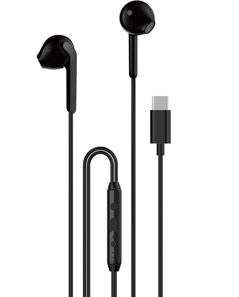 Handsfree USB-C Dudao X3C, Μαύρο