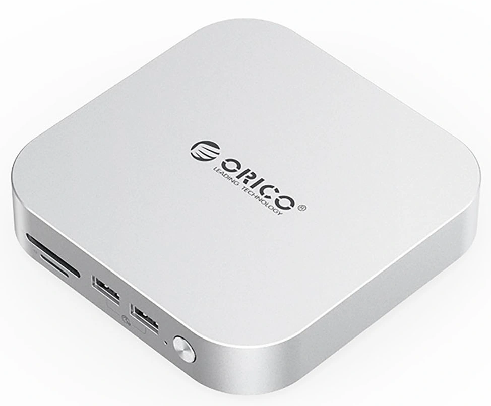 Πολυλειτουργικός Hub Orico MiniLink M49P για Apple Mac Mini M4 / Mini M4 Pro, 9σε1, Ασημί