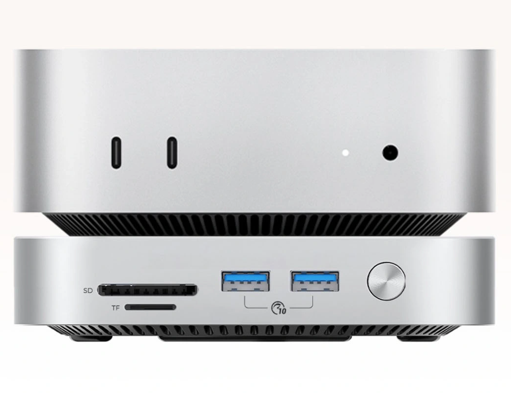 Πολυλειτουργικός Hub Orico MiniLink M49P για Apple Mac Mini M4 / Mini M4 Pro, 9σε1, Ασημί