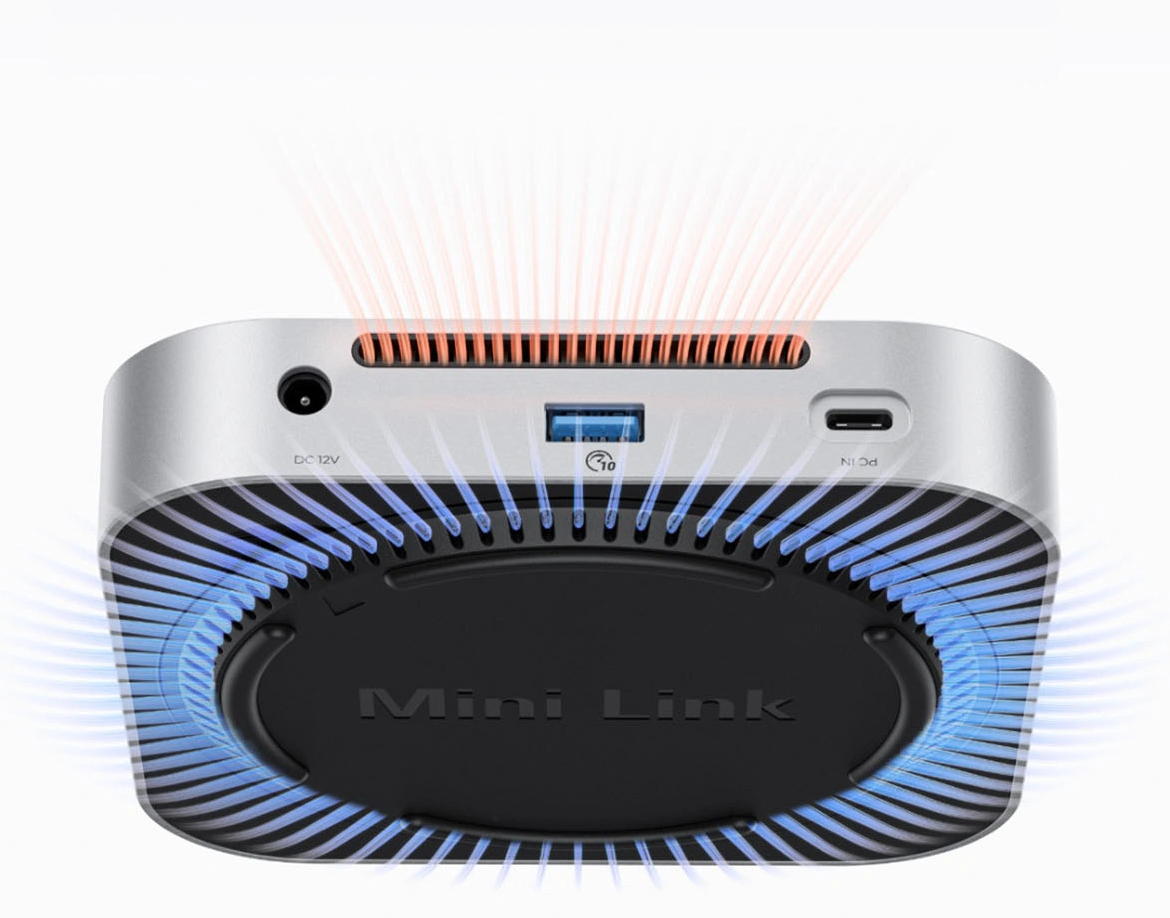 Πολυλειτουργικός Hub Orico MiniLink M49P για Apple Mac Mini M4 / Mini M4 Pro, 9σε1, Ασημί