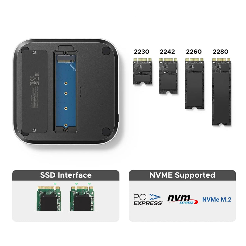Πολυλειτουργικός Hub GREEN CM841 (65487) για Apple Mac Mini M4 / Mini M4 Pro, Μαύρο
