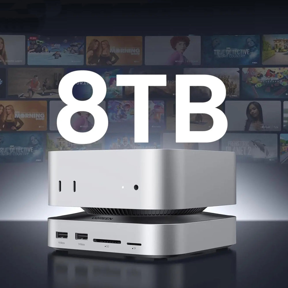 Πολυλειτουργικός Hub GREEN CM841 (65487) για Apple Mac Mini M4 / Mini M4 Pro, Μαύρο