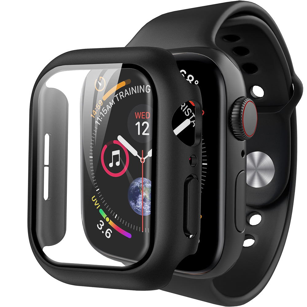 Anank Screen Guard Case for Apple Watch Series 7 41mm, Black