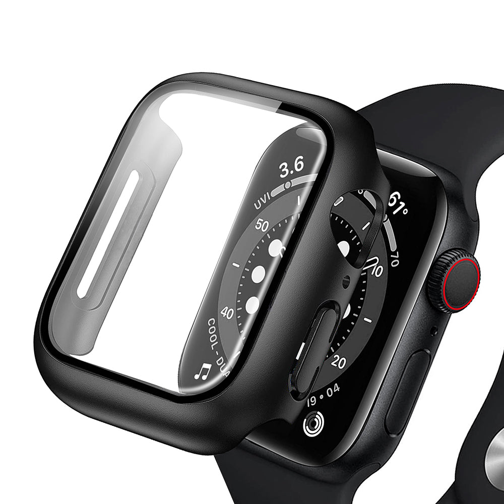 Anank Screen Guard Case for Apple Watch Series 7 45mm, Black