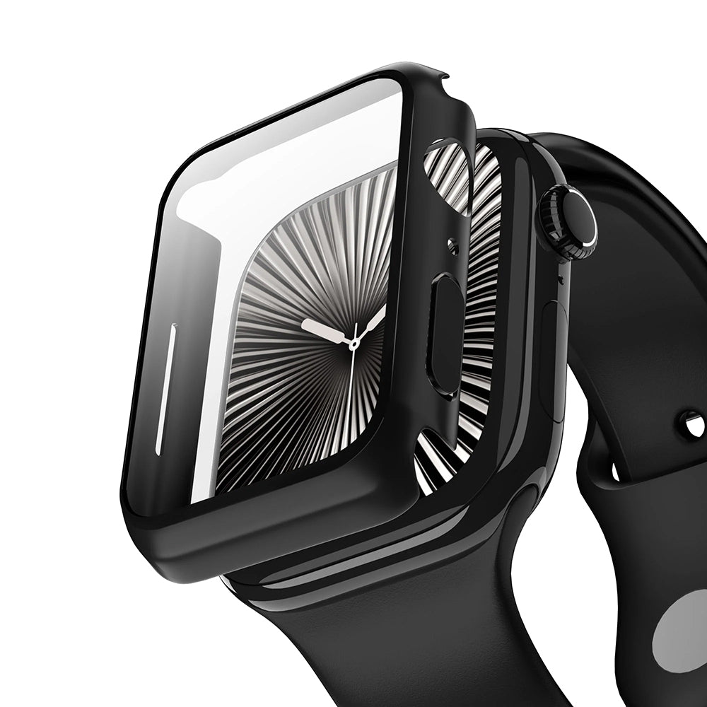 Anank Screen Guard Case for Apple Watch Series 7 45mm, Black
