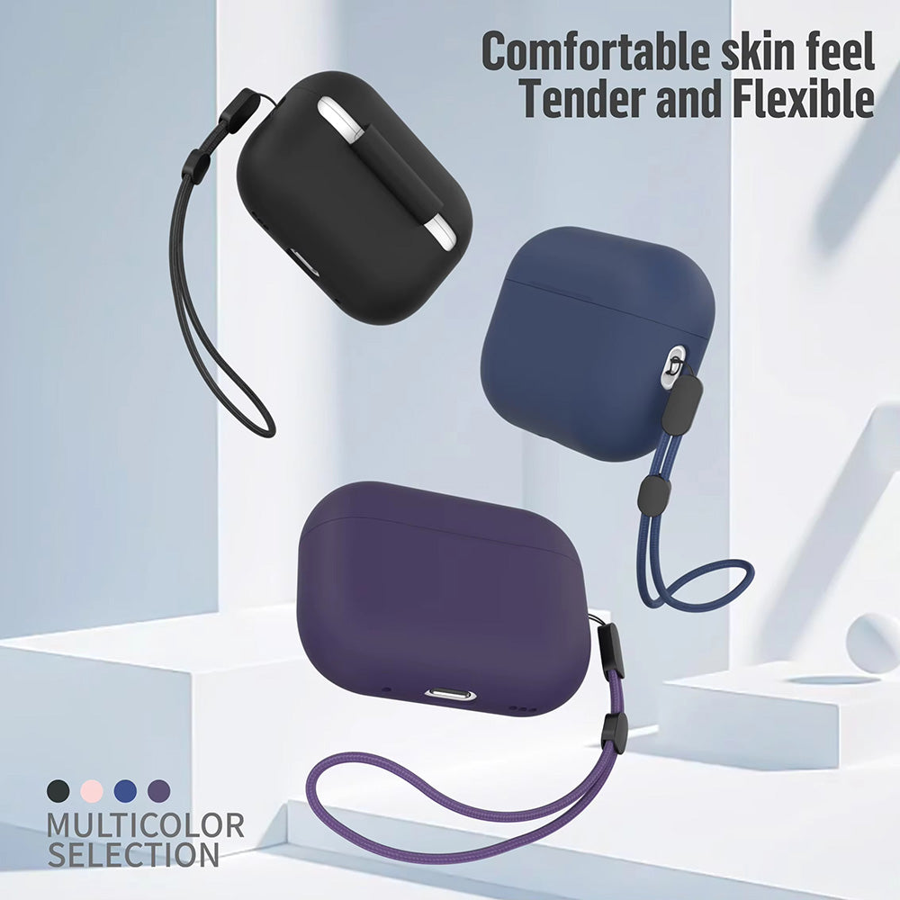 Blueo Liquid Case for Apple AirPods Pro 2, Navy Blue