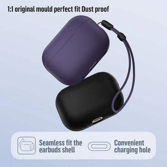 Θήκη Blueo Liquid για Apple AirPods Pro 2, Μωβ