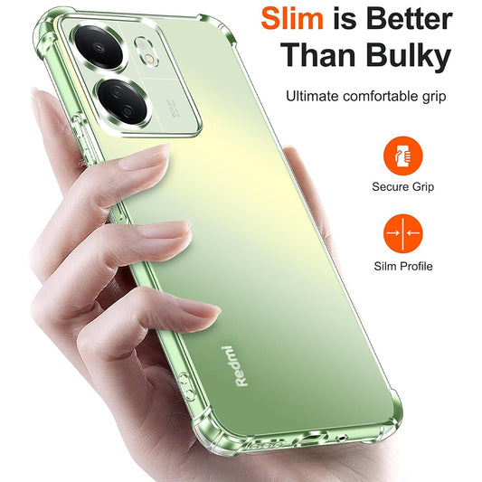 Θήκη Προστασίας Κάμερας για Xiaomi Poco C65 / Redmi 13C, Techsuit, Ανθεκτική σε Κρούσεις Διαφανής, Διάφανη